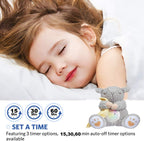 BEREST Rechargeable Dreamy Sheep, Baby Cry Sensor Mom's Heartbeat Lullabies White Noise Machine, Nursery Decor Night Light Projector, Toddler Crib Sleeping Aid, Baby Shower Gifts Portable - LittleTreasures