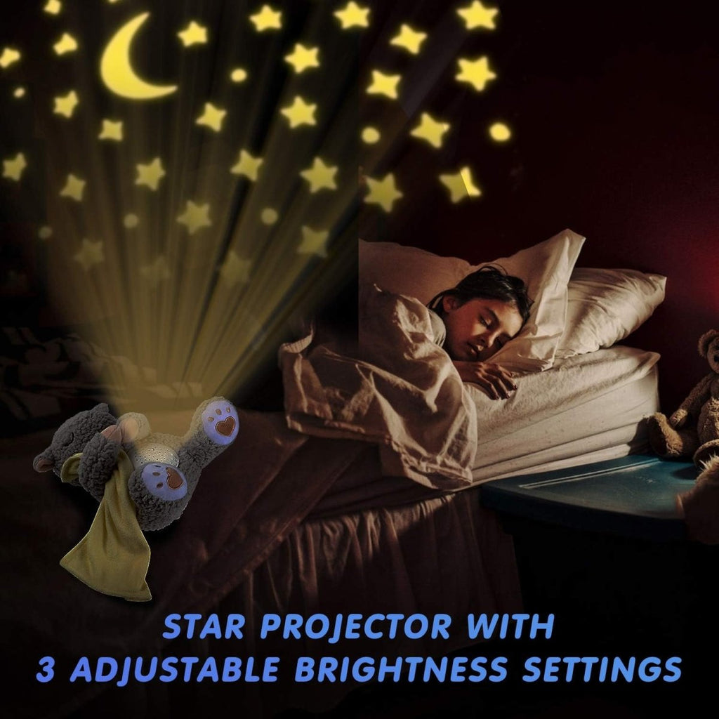 BEREST Rechargeable Dreamy Sheep, Baby Cry Sensor Mom's Heartbeat Lullabies White Noise Machine, Nursery Decor Night Light Projector, Toddler Crib Sleeping Aid, Baby Shower Gifts Portable - LittleTreasures