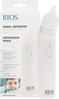 BIOS Diagnostics Nasal Aspirator with Adjustable Suction, Removes Nasal Secretions & Mucus, Gentle, For Newborn, Baby, Child, 0 - 12 Years, Two Silicone Tip Sizes, Easy to Use & Clean, Rechargeable. Comes with rechargeable charger. - LittleTreasures