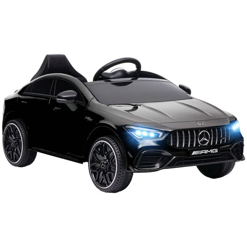 Black Mercedes - Benz AMG CLA 45 Battery Powered Ride - On Car - Kids Electric Vehicle with Remote Control - LittleTreasures