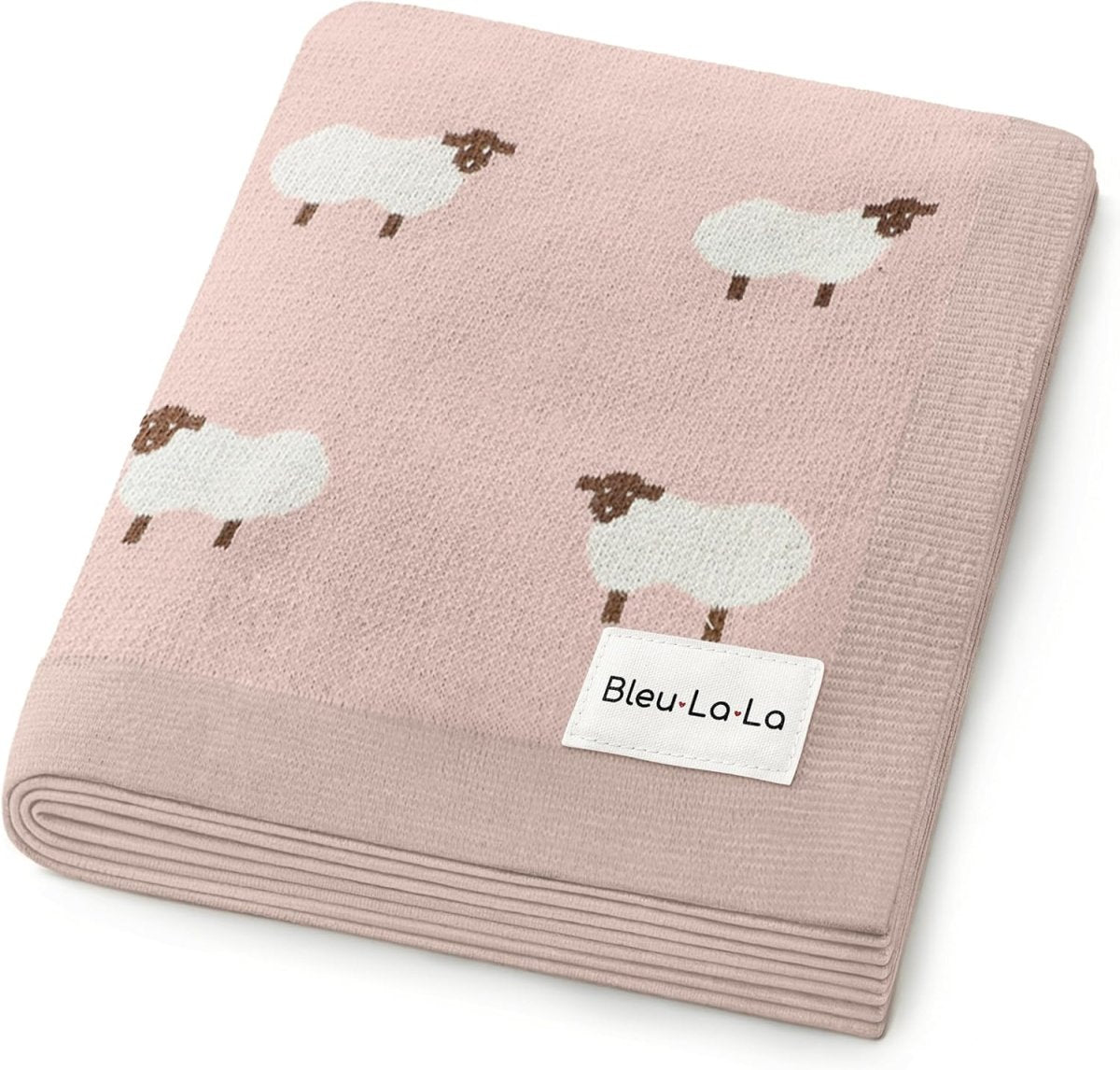Bleu La La Cotton Baby Sheep Blanket - Soft, Warm & Breathable - LittleTreasures