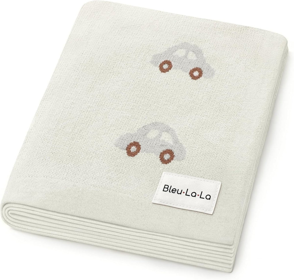 Bleu La La Cotton Baby Sheep Blanket - Soft, Warm & Breathable - LittleTreasures