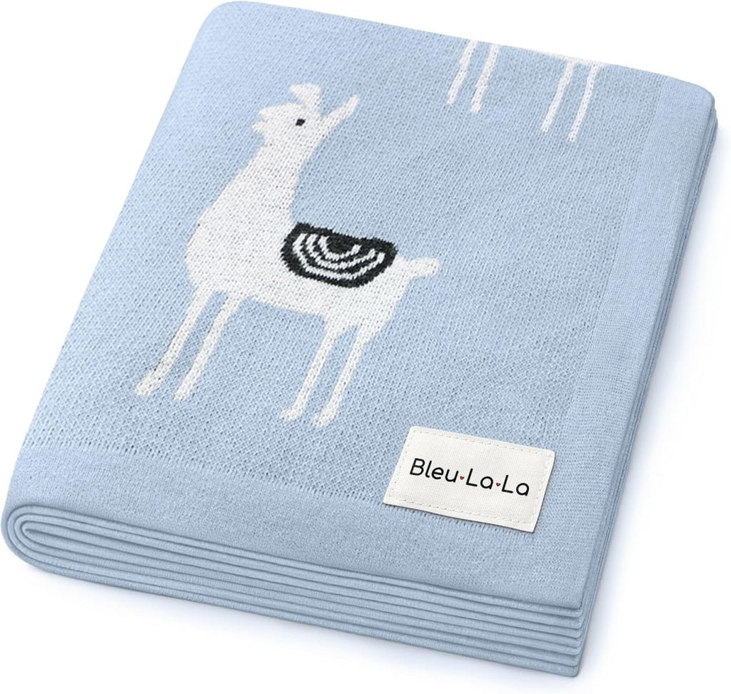 Bleu La La Cotton Baby Sheep Blanket - Soft, Warm & Breathable - LittleTreasures