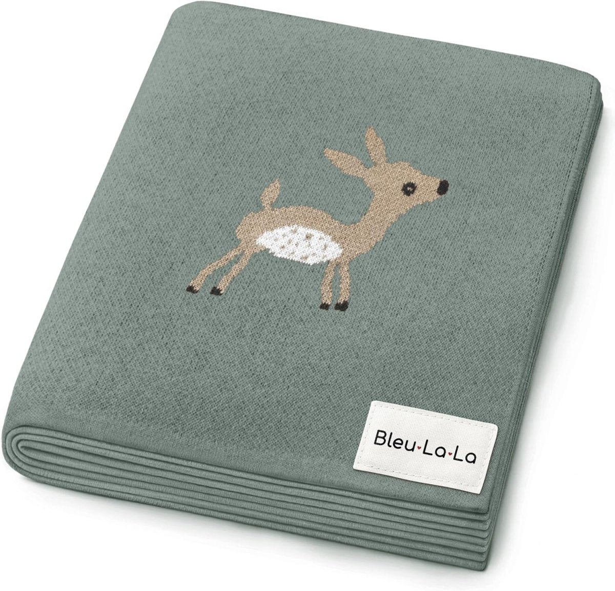 Bleu La La Cotton Baby Sheep Blanket - Soft, Warm & Breathable - LittleTreasures