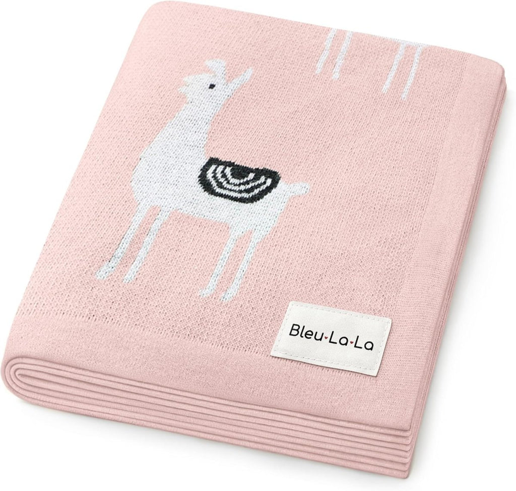 Bleu La La Cotton Baby Sheep Blanket - Soft, Warm & Breathable - LittleTreasures