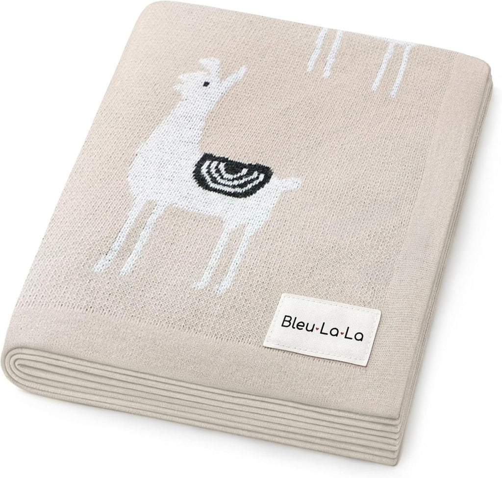 Bleu La La Cotton Baby Sheep Blanket - Soft, Warm & Breathable - LittleTreasures