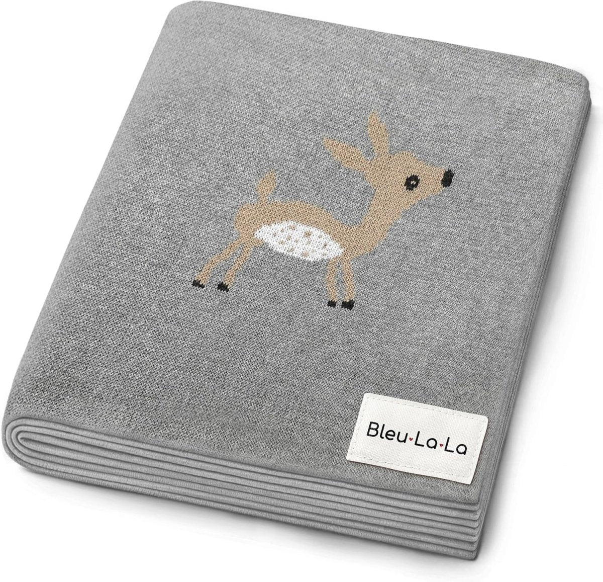 Bleu La La Cotton Baby Sheep Blanket - Soft, Warm & Breathable - LittleTreasures