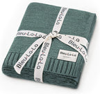 Bleu La La Organic Cotton Baby Blanket - Sugar Plum Comfort - LittleTreasures