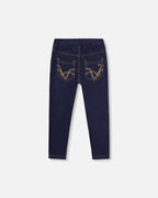 Blue Denim Jeggings - LittleTreasures