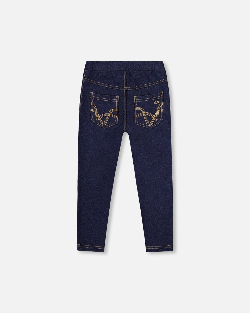 Blue Denim Jeggings - LittleTreasures