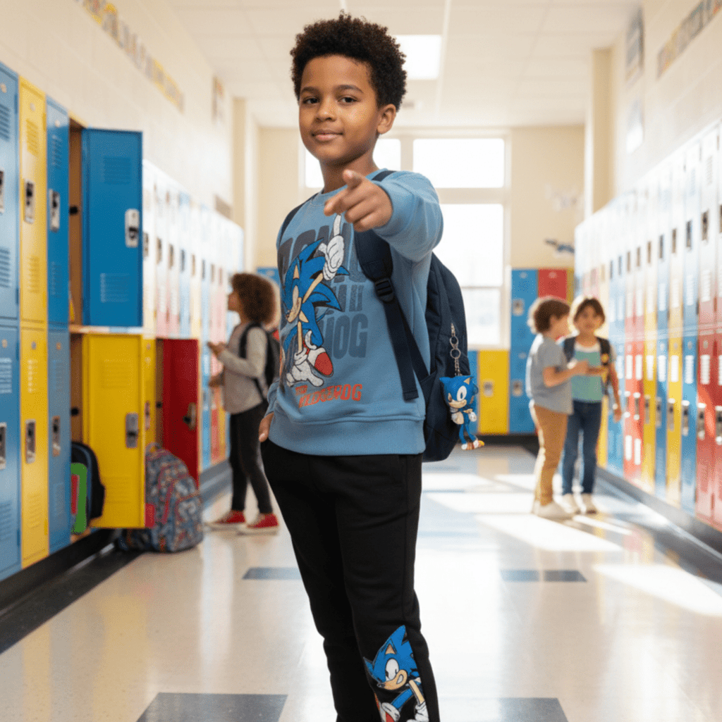 Blue Hedgehog Boys Joggers Set - LittleTreasures