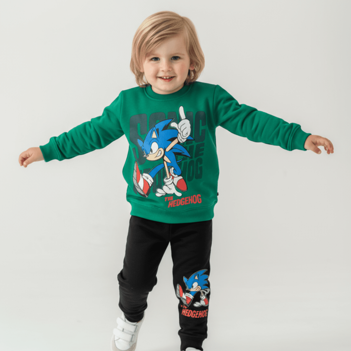 Blue Hedgehog Boys Joggers Set - LittleTreasures