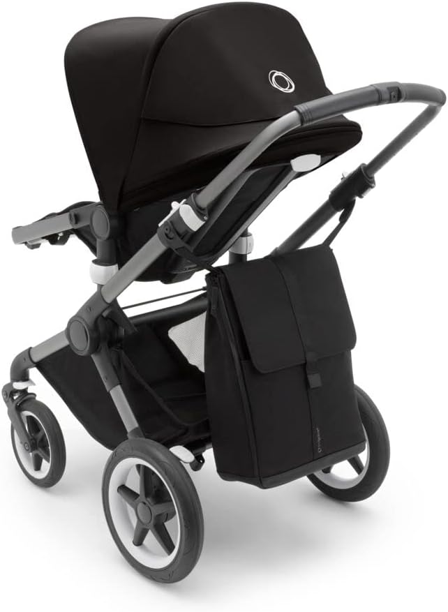 Bugaboo Changing Backpack Water - Repellent and 100% Recycled Fabrics with Portable Changing Mat (Midnight Black) - LittleTreasures