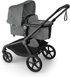 Bugaboo Kangaroo Single to Double Tandem Stroller with Seat and pram for All Terrains - Moon Grey - LittleTreasures