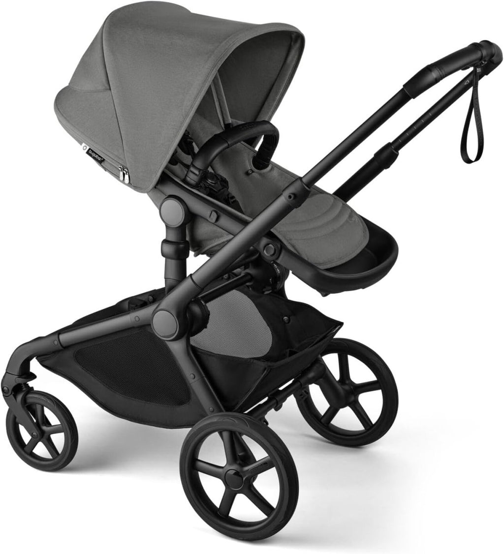 Bugaboo Kangaroo Single to Double Tandem Stroller with Seat and pram for All Terrains - Moon Grey - LittleTreasures