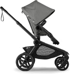 Bugaboo Kangaroo Single to Double Tandem Stroller with Seat and pram for All Terrains - Moon Grey - LittleTreasures