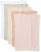 Burt's Bees Organic Cotton Baby Burp Cloths 5 - Pack Set - LittleTreasures