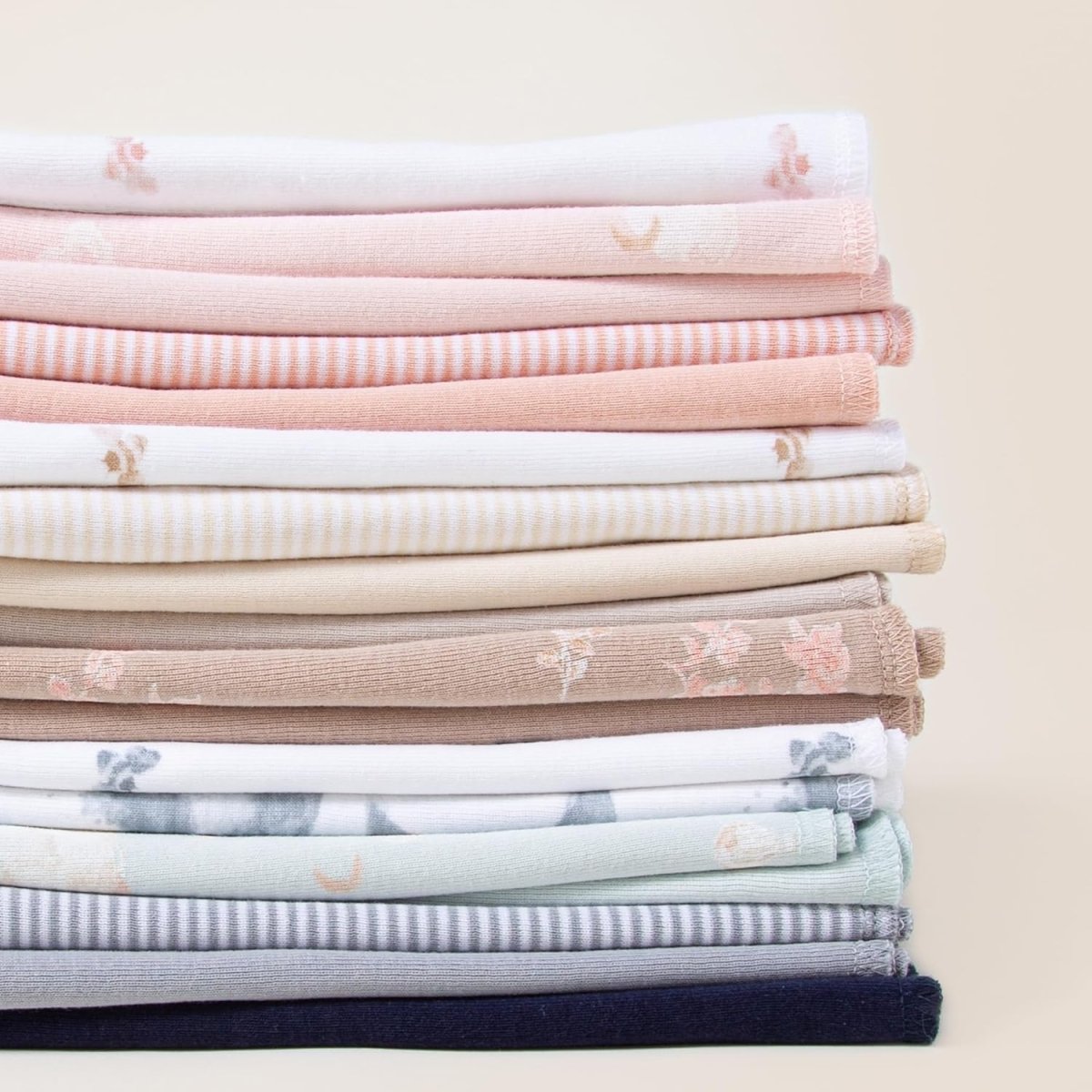 Burt's Bees Organic Cotton Baby Burp Cloths 5 - Pack Set - LittleTreasures