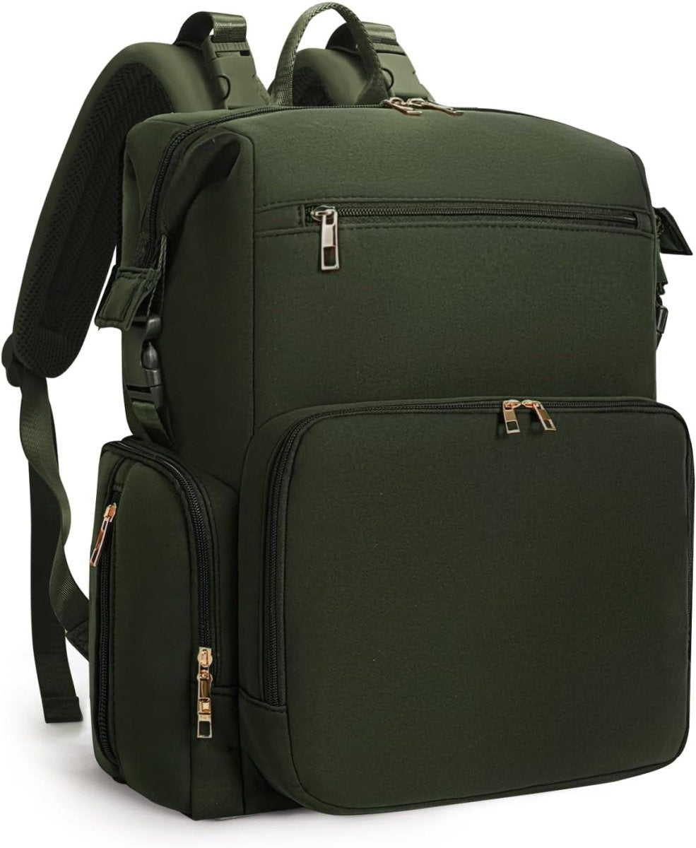 CEI - CEI Diaper Bag Backpack Neoprene Waterproof Baby Bags with Changing Pad，Large Newborn Baby Maternity Bags Travel Tote - LittleTreasures