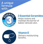 CeraVe BABY Moisturizing Lotion, Gentle Skin Care for Face & Body with Ceramides, Hyaluronic Acid, Niacinamide & Vitamin E. Fragrance - Free, Paraben - Free, Dye - free. Sensitive skin, non - greasy, 473ML - LittleTreasures