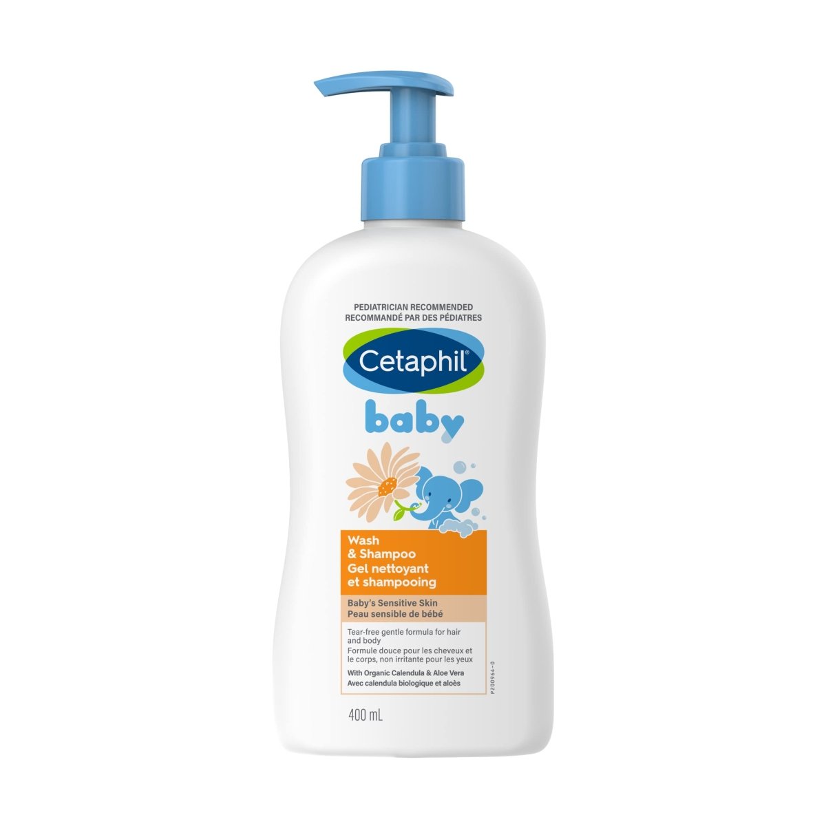 Cetaphil Baby Wash and Shampoo With Organic Calendula - Tear Free - Paraben, Colourant and Mineral Oil Free - 230ml - LittleTreasures