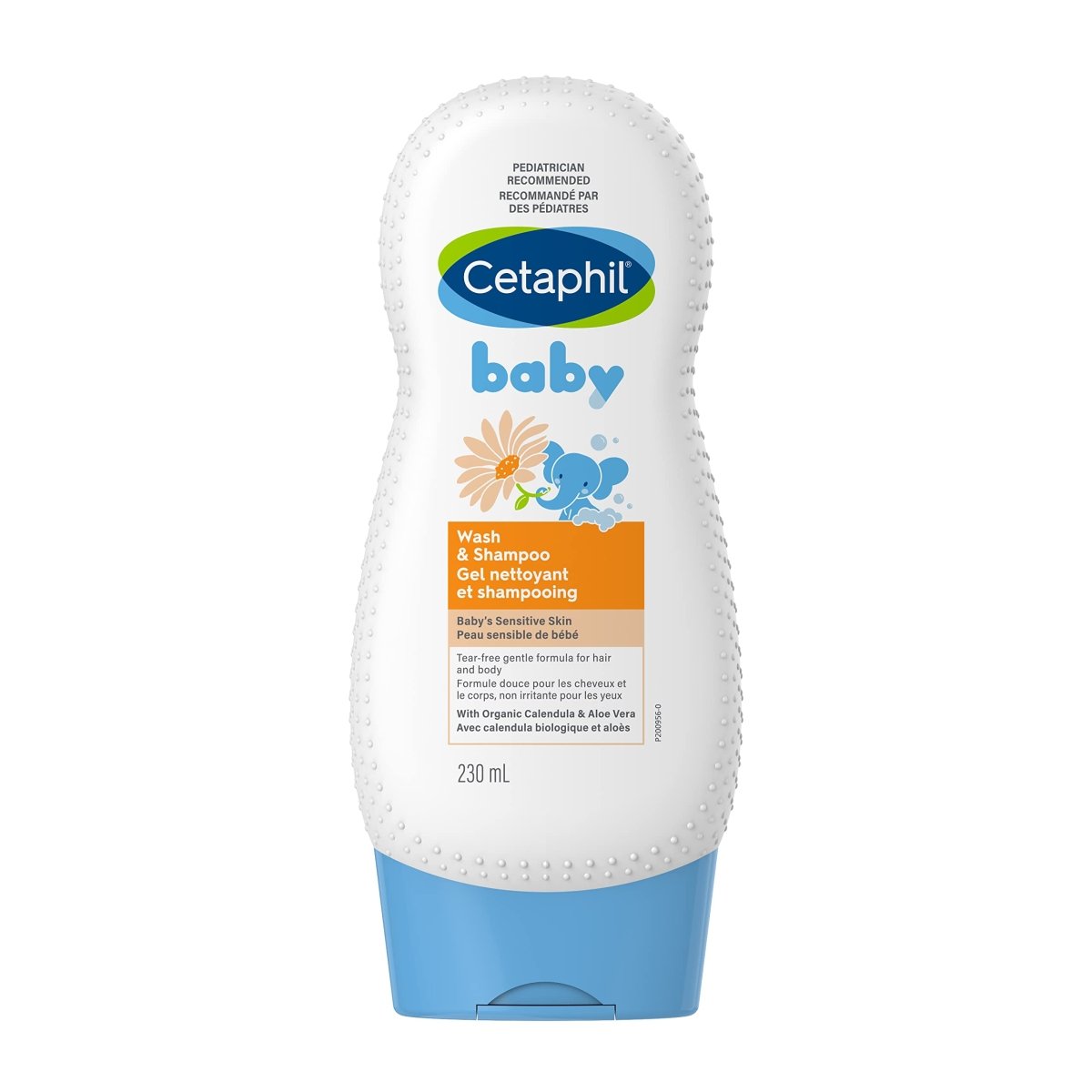 Cetaphil Baby Wash and Shampoo With Organic Calendula - Tear Free - Paraben, Colourant and Mineral Oil Free - 230ml - LittleTreasures