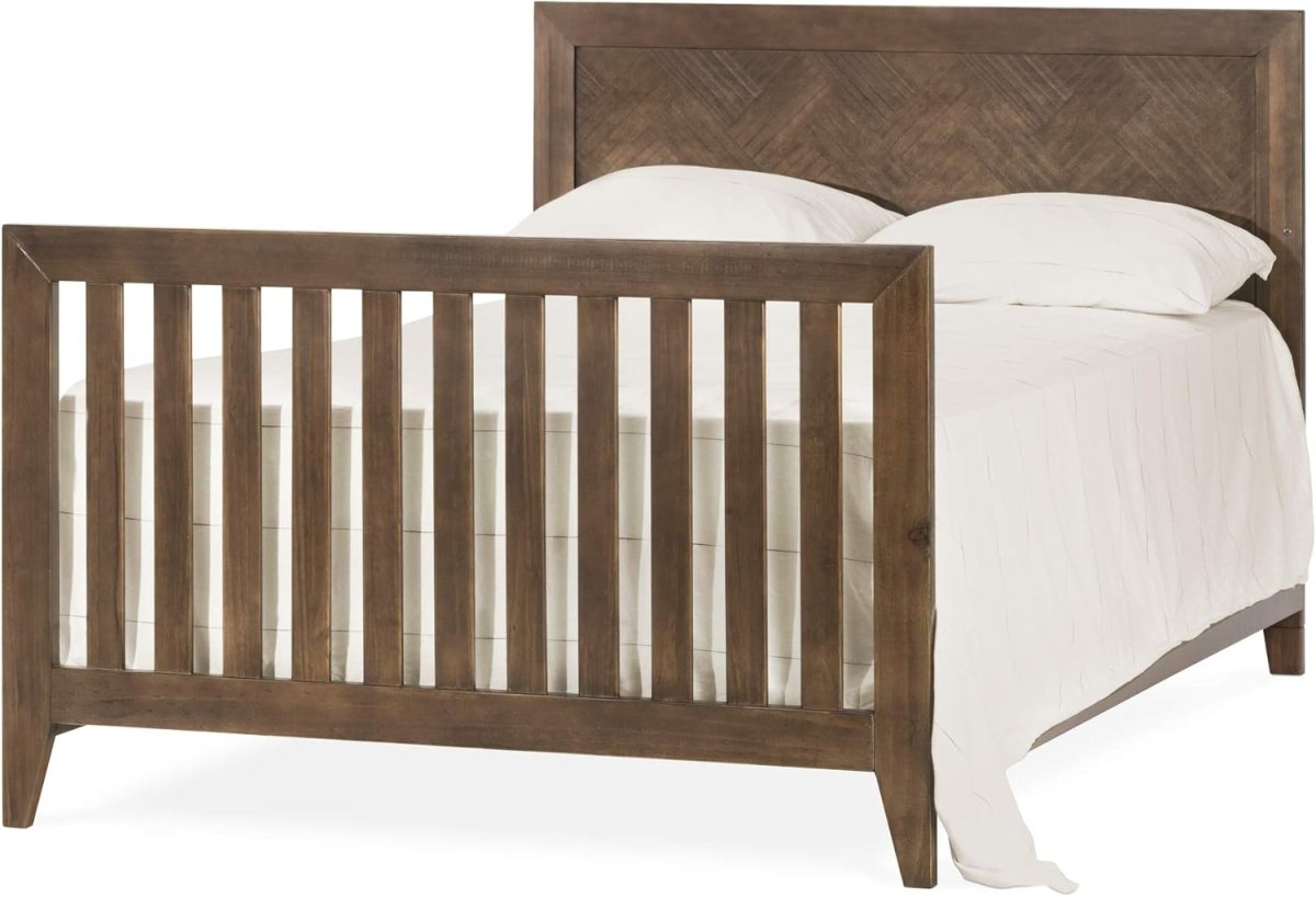 Child Craft Kieran 4 - in - 1 Convertible Crib, Toasted Chestnut - LittleTreasures