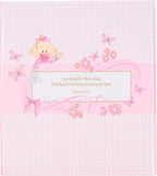 Christian Art Gifts Girl Baby Book of Memories Pink Keepsake Photo Album Our Baby Girl Memory Book Baby Book with Bible Verses, the First Year - LittleTreasures