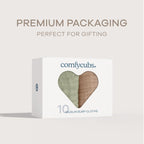 Comfy Cubs 100% Muslin Baby Burp Cloths - 10 Pack, 6 - Layer Absorbent - LittleTreasures