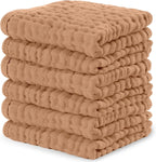 Comfy Cubs 100% Muslin Baby Burp Cloths - 10 Pack, 6 - Layer Absorbent - LittleTreasures