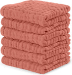 Comfy Cubs 100% Muslin Baby Burp Cloths - 10 Pack, 6 - Layer Absorbent - LittleTreasures