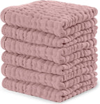 Comfy Cubs 100% Muslin Baby Burp Cloths - 10 Pack, 6 - Layer Absorbent - LittleTreasures