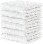 Comfy Cubs 100% Muslin Baby Burp Cloths - 10 Pack, 6 - Layer Absorbent - LittleTreasures