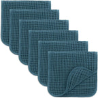 Comfy Cubs 100% Muslin Baby Burp Cloths - 10 Pack, 6 - Layer Absorbent - LittleTreasures