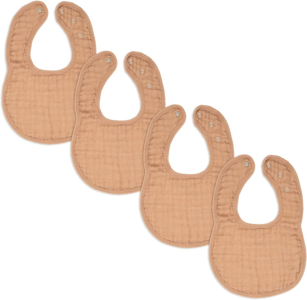 Comfy Cubs Muslin Baby Bibs, Drool Bibs, Adjustable with Easy Snaps, Teething & Drooling, Absorbent Bibs for Boys & Girls - LittleTreasures