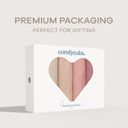 Comfy Cubs Muslin Swaddle Blankets Pack of 4 - 119 x 119 cm, Soft Cotton Baby Blanket Set, Large Swaddling Wraps for Newborns - Self - Soothing Baby Swaddle - Sun, Rainbow, Rain, Doodle - LittleTreasures