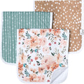 Copper Pearl Baby Burp Cloth Large 21''x10'' Size Premium Absorbent Triple Layer 3 - Pack Gift Set "Autumn" - LittleTreasures