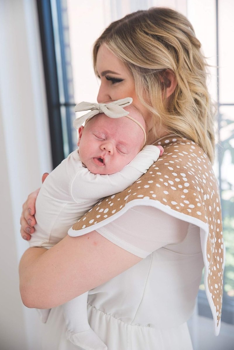 Copper Pearl Baby Burp Cloth Large 21''x10'' Size Premium Absorbent Triple Layer 3 - Pack Gift Set "Autumn" - LittleTreasures