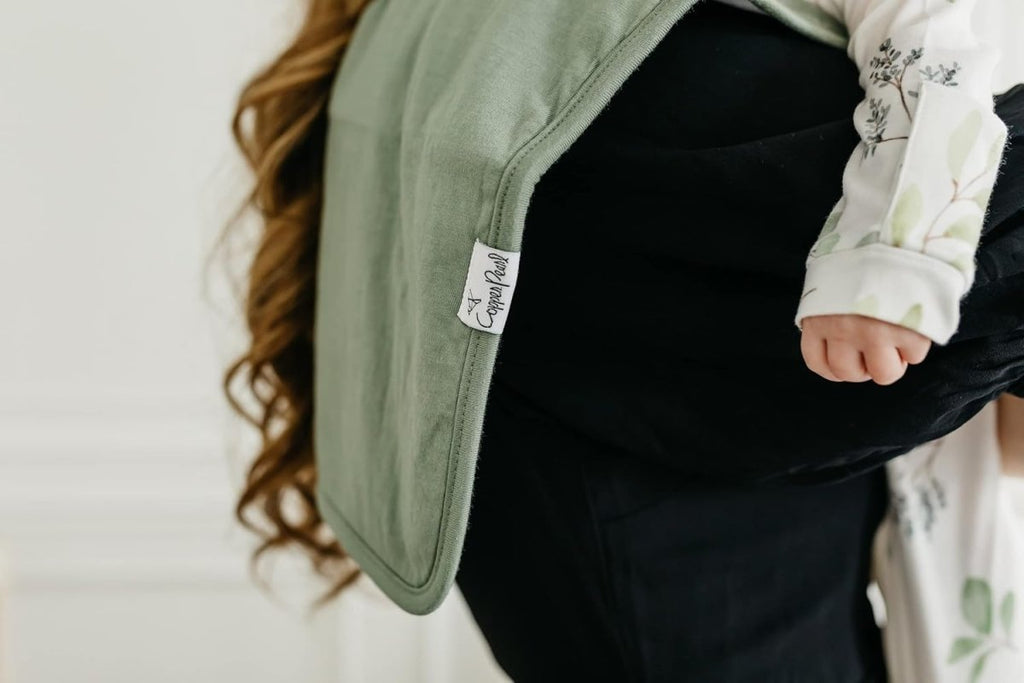 Copper Pearl Premium Absorbent Cotton Baby Burp Cloth Set - LittleTreasures