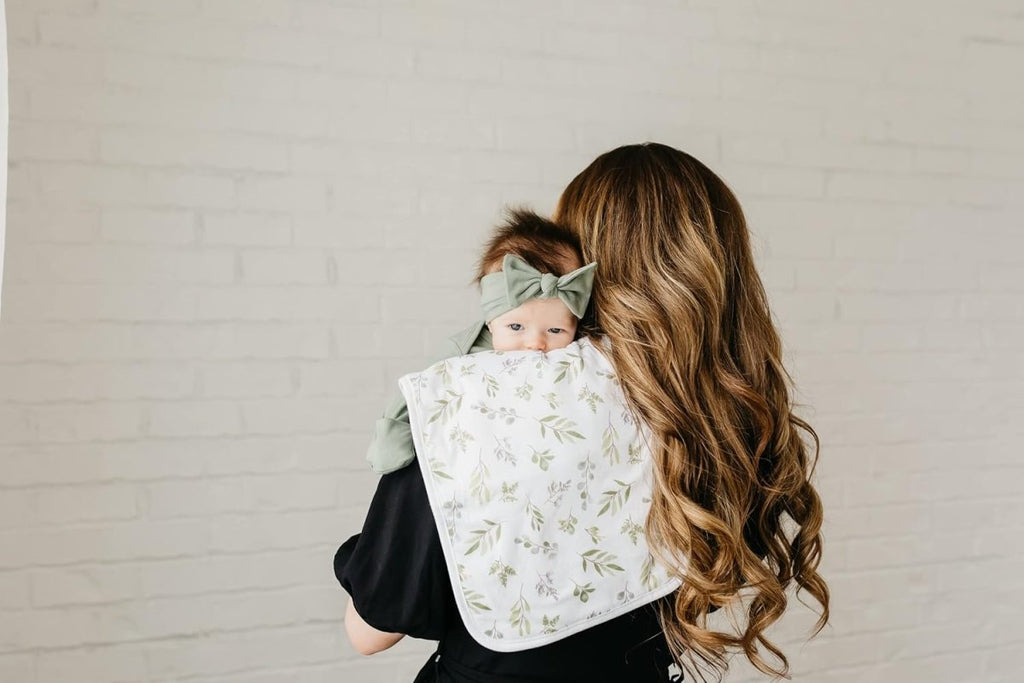 Copper Pearl Premium Absorbent Cotton Baby Burp Cloth Set - LittleTreasures