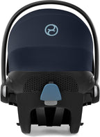Cybex Aton G Swivel Infant Car Seat with SensorSafe, Featuring 180 - Degree Rotating Base for Easy In and Out, Lightweight, Adjustable Head Rest, SAFELOCK™ Belt Tensioner - Ocean Blue - LittleTreasures
