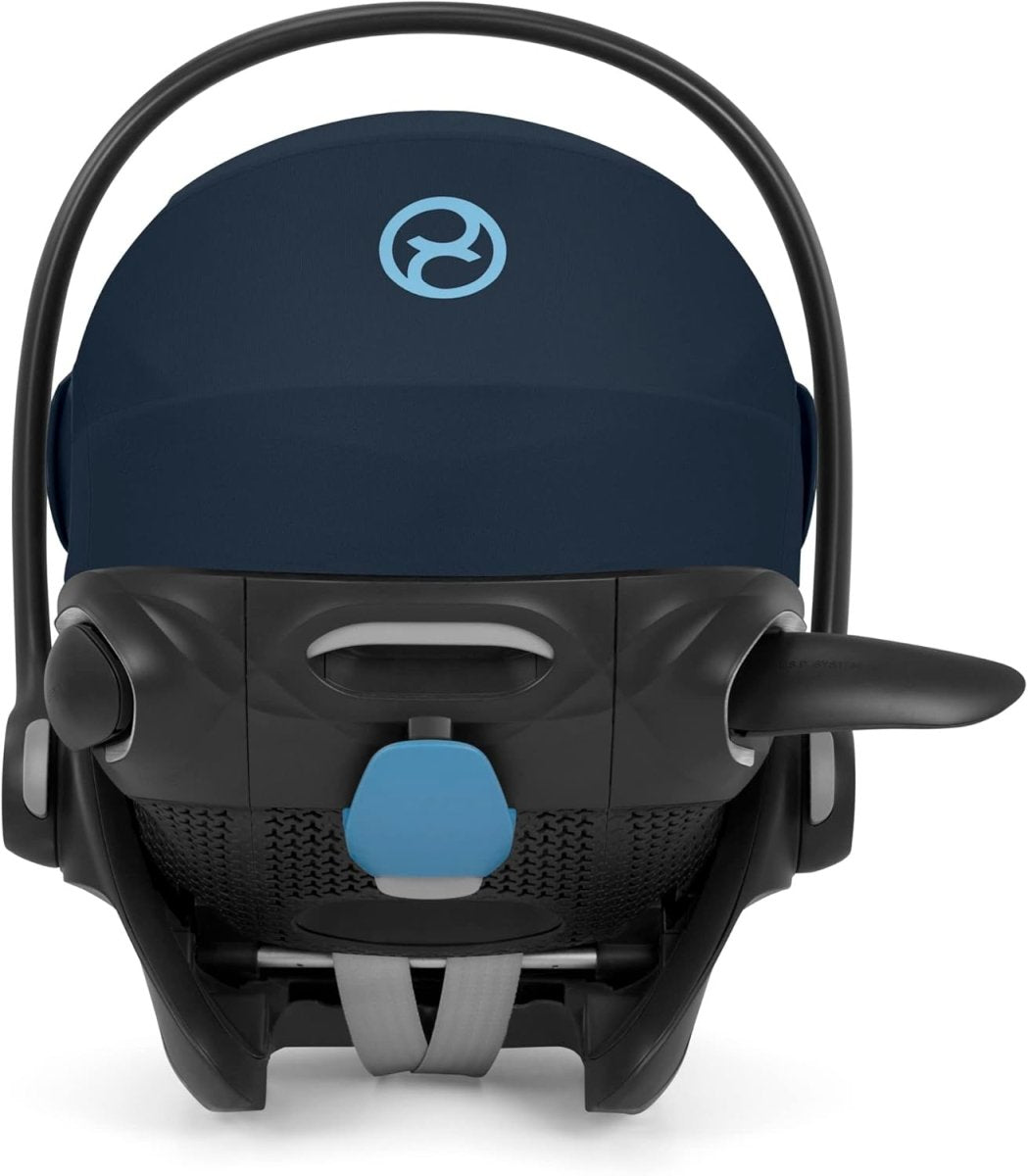 Cybex Cloud G Comfort Extend Infant Car Seat – 45% More Recline, Rigid LATCH Installation, Load Leg, Anti - Rebound Base, Linear Side - Impact Protection, 4 - 35 lbs, Ocean Blue (Non SensorSafe Version) - LittleTreasures