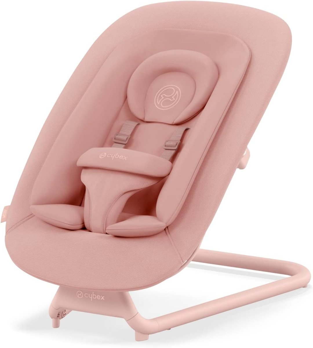 Cybex LEMO 2 Newborn Bouncer, Self - Bouncing with Comfort Inlay, Attaches to LEMO 2 High Chair Providing a Seat at the Table - Pearl Pink - LittleTreasures