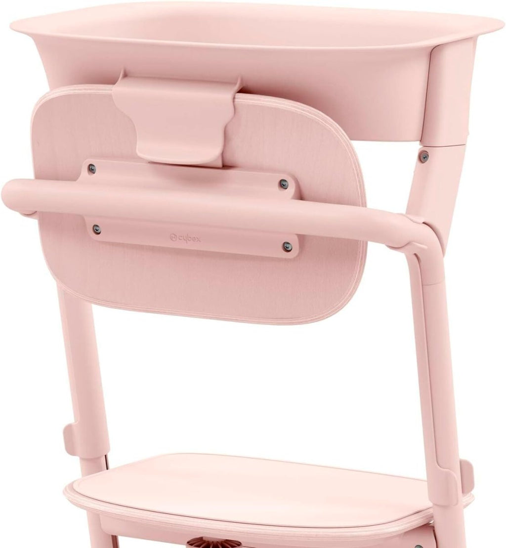 Cybex LEMO High Chair 3 - in - 1 Set with Baby Set + Snack Tray - Modern Design, One - Hand Depth & Height Adjustment & Anti - Tip Wheels - from 6 Months, Convertible to Adult Chair, Stunning Black - LittleTreasures