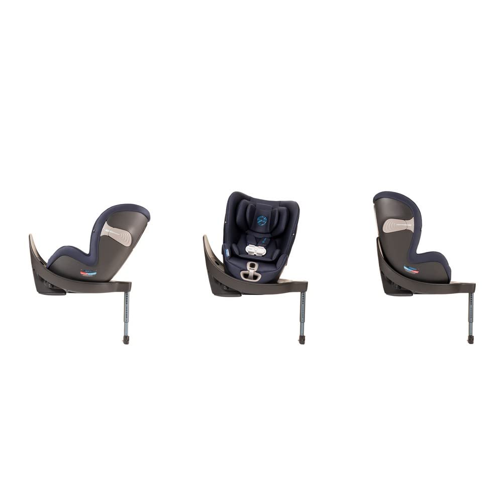 Cybex Sirona S 360 Swivel Rotating Convertible Car Seat with Sensor Safe Technology - 12 position on the Fly Recline - Rear Facing up to 50 lbs - Indigo Blue - LittleTreasures