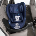 Cybex Sirona S 360 Swivel Rotating Convertible Car Seat with Sensor Safe Technology - 12 position on the Fly Recline - Rear Facing up to 50 lbs - Indigo Blue - LittleTreasures