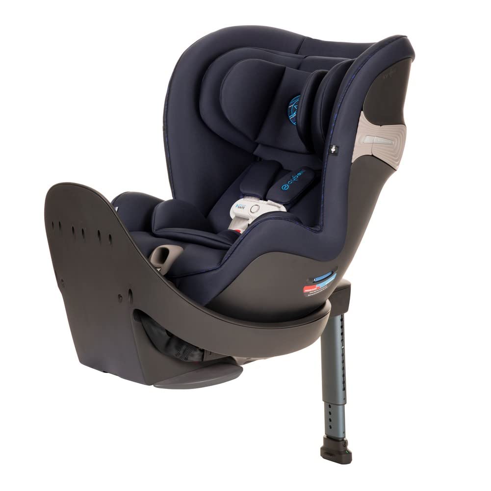 Cybex Sirona S 360 Swivel Rotating Convertible Car Seat with Sensor Safe Technology - 12 position on the Fly Recline - Rear Facing up to 50 lbs - Indigo Blue - LittleTreasures