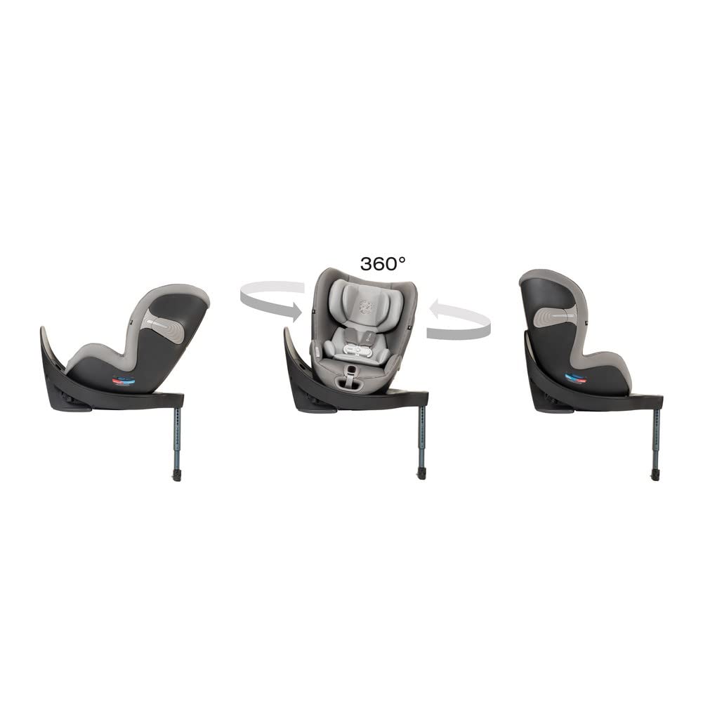 Cybex Sirona S 360 Swivel Rotating Convertible Car Seat with Sensor Safe Technology - 12 position on the Fly Recline - Rear Facing up to 50 lbs - Indigo Blue - LittleTreasures
