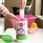Dapple Baby - All Purpose Cleaning Wipes, Baby Safe, Natural Toy and High Chair Wipes, Plant Based, Sweet Lavender Scented - 75 Count - LittleTreasures