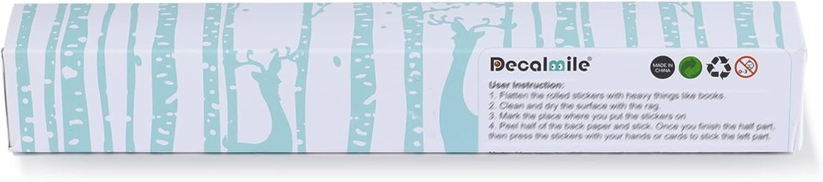 decalmile Jungle Animals Tree Wall Decals Elephant Giraffe Lion Safari Wall Stickers Baby Nursery Kids Bedroom Living Room Wall Decor - LittleTreasures